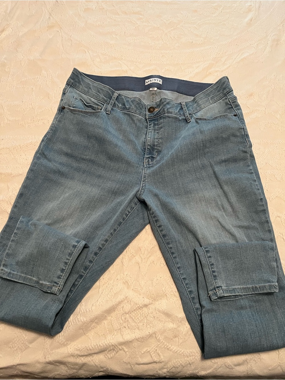 Ava & Viv Casual Light Blue Denim Jeans